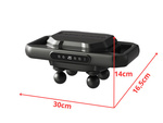 Potente masajeador corporal 4 cabezales 20 niveles de fuerza + 6 modos de pulso usb