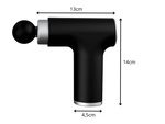 Pistola de masaje potente calentamiento enfriamiento 10 piezas de mano usb