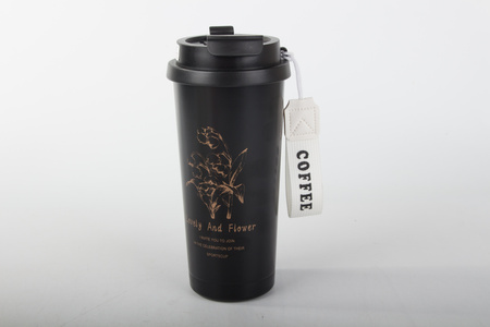 THERMAL MUG WITH LANYARD BLACK (50) GAB_B