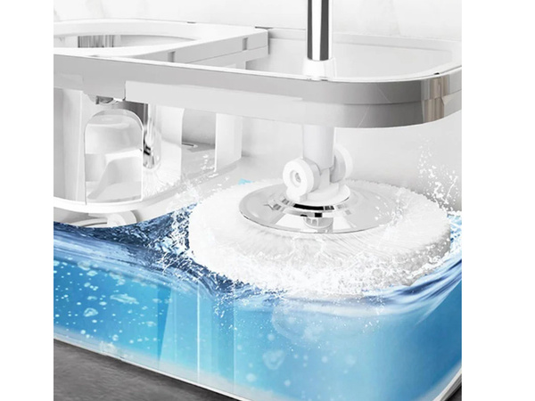 360 spin turbo turble mop washer pack 2 x microfibre pads