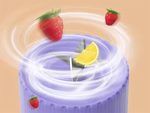 Blender na smoothie prenosný USB bezdrôtový drvič na koktaily