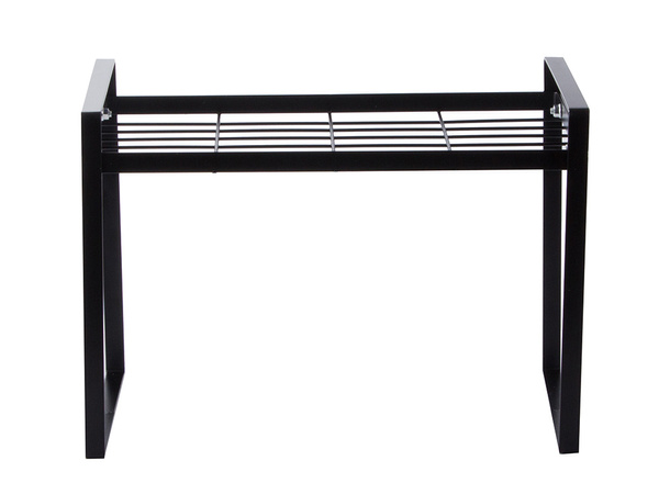 Jednoúrovňová kovová polica na kuchynskú pracovnú dosku kuchynský organizér stojan na podkrovie