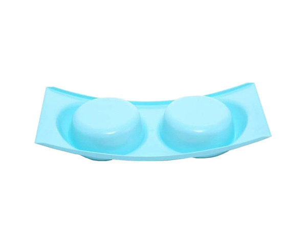 Douchettes en metal pour chiens et chats 2pc set 0.4 l