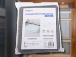 Cajón organizador ropa interior cajón calcetines con separador gris