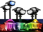 Päikese aialampide juhitav led lampi värvid