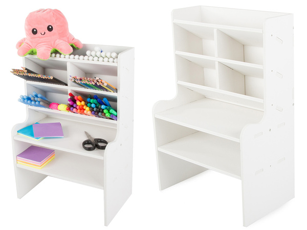 Organiser desk cabinet shelves bookcase