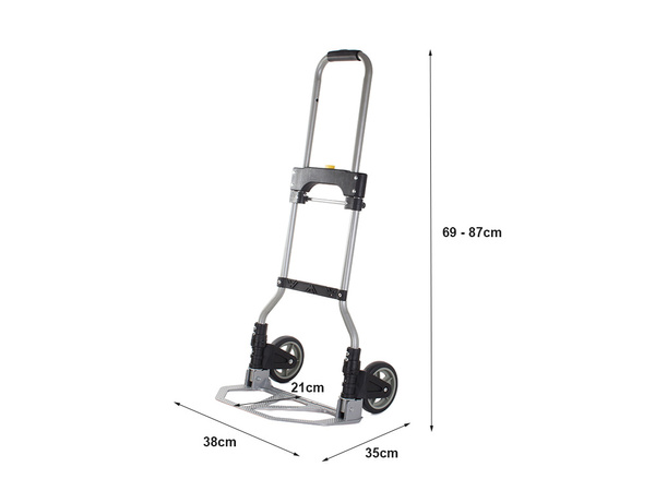 Flat folding warehouse trolley 70kg