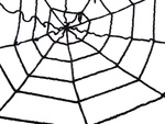 Tela de araña artificial grande negro halloween decoración