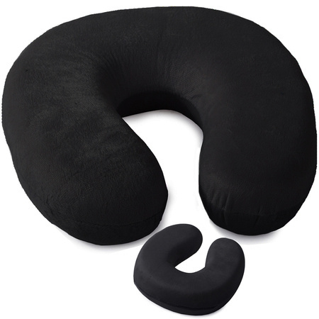 Travel neck cushion cornet for car travel memory headrest