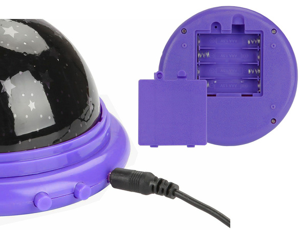 Proyector de estrellas luz nocturna cielo redondo led