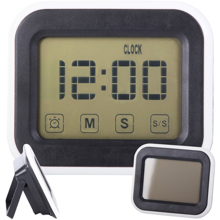 Elektronska ura digitalna budilka lcd alarmni zaslon stoječi alarm