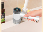 Brosse rotative électrique sans fil pour le nettoyage de la cuisine 5in1