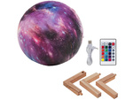 Lampka nocna księżyc 3d rgb moon light z pilotem