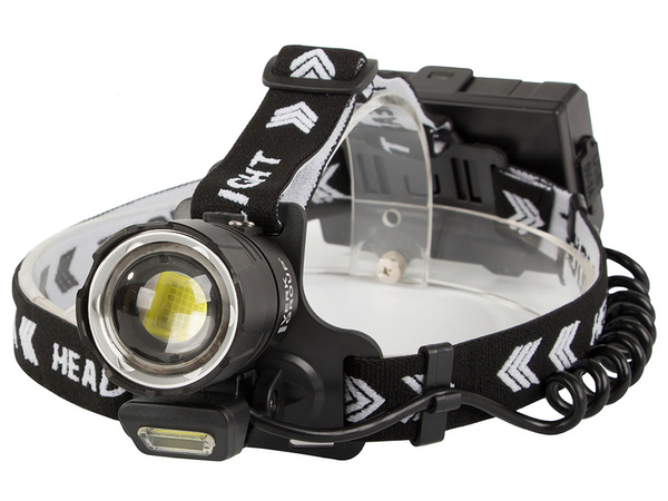 Torche frontale bailong led cree xhp360 powerbank