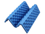 Foam folding hiking mat thermal seating carimata in the mountains