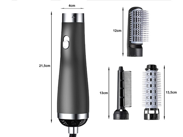 Ka hair curler brush styling kit multifuncional 3en1