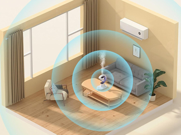 Umidificator de aer difuzor parfumat aromaterapie lumina de noapte repelent