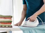Travel steam iron ceramic soleplate 1200w dynaglide