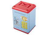 Money box cash machine code banknotes coins money pin code
