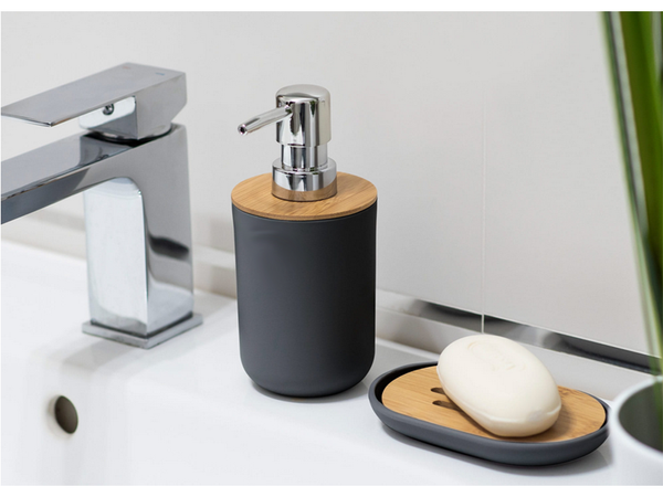 Set baie 6-in-1 baie toilet toilet handle bin black set
