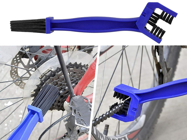 Kit 7 en 1 para limpieza y mantenimiento de la bicicleta cepillo para cadenas de neumáticos