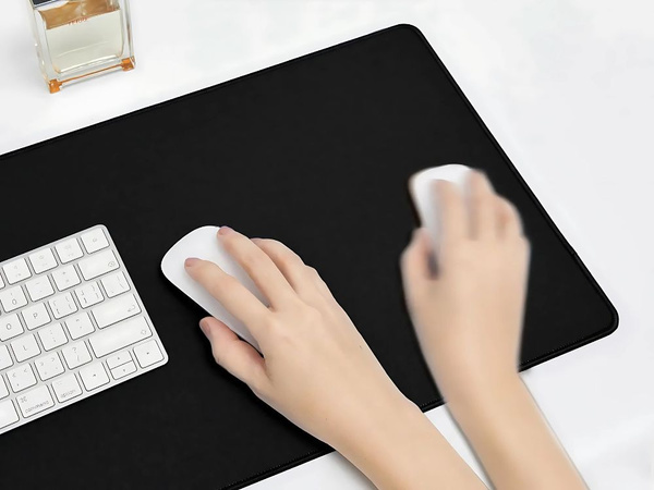 Gaming keyboard pad xxl 90x40 cm anti-slip black
