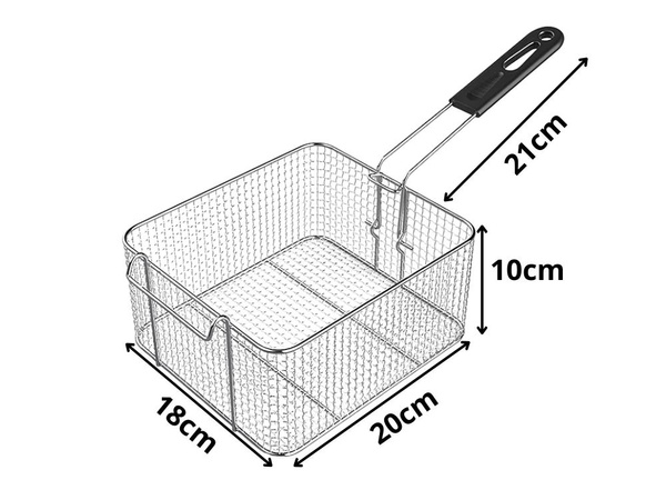 Elektrische frittiermaschine 6 l 2500 w für die gastronomie für pommes fries regelungspanel