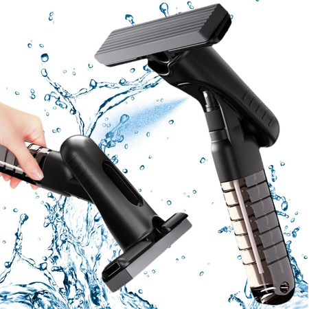 Mini mop à main avec réservoir d'eau et laveuse pour fenêtres sols meubles verre