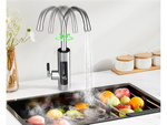 Květinový elektrický ohřívač vody kran kuchen baterie lcd 3kw