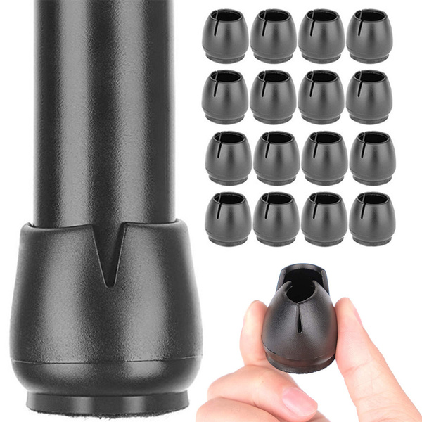 Capuchons de pieds de chaise feutre 12-16mm noir 16pcs