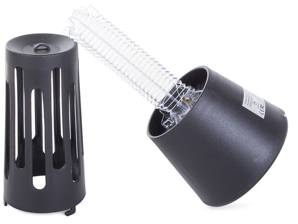 Lámpara insecticida para mosquitos insectos moscas uv eficaz 5w cepillo silencioso
