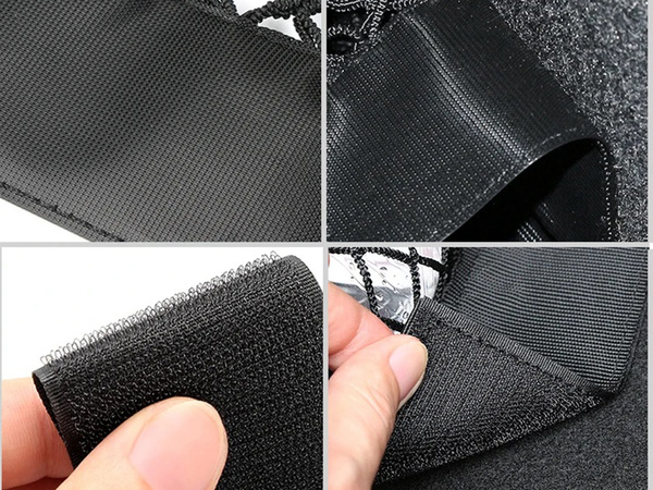 Car boot net sturdy with velcro to car seat sturdy pocket 50x25cm