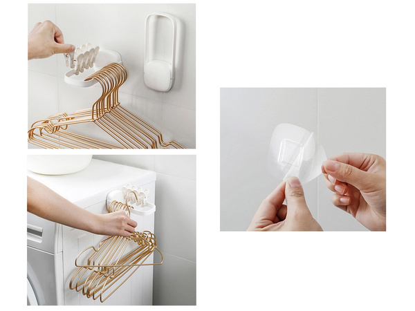 Wall bracket wall organiser double