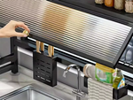 Secador de platos, cubiertos y taleres gran escurridor armario organizador 85 cm