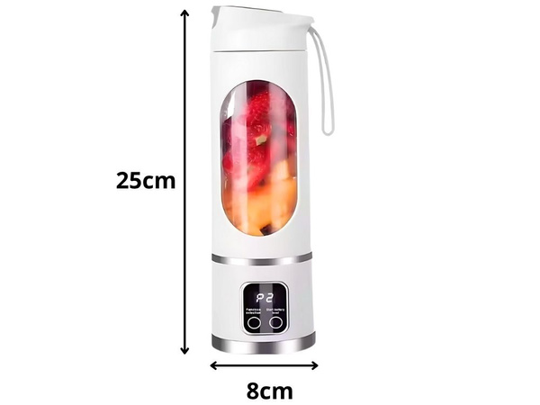 Blender s pohárom, mixér na smoothie, bezdrôtový, USB, prenosný, mini