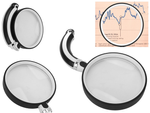 Classique lump 70mm verre pliant