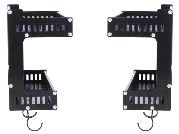 Étagère murale de cuisine double suspension