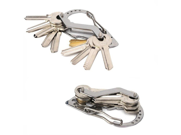 Kulcstartó karabiner túlélő multiszerszám