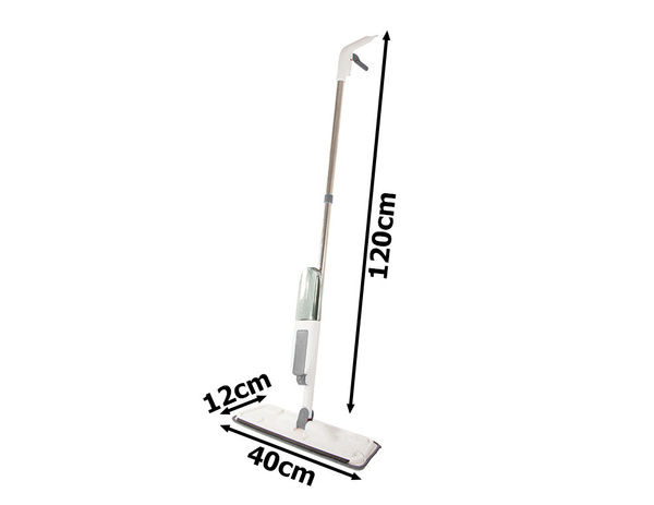 Flat mop with washer spray floor cleaner water mop