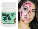 Zoombie skin makeup for halloween to paint scars wounds makeup skin