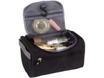 Travel cosmetic bag ogranizer with hook men's waterproof women's black