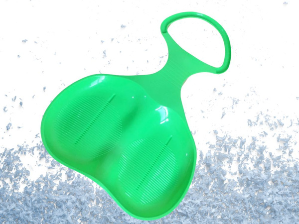 Trineo de plástico tobogán de manzana tobogán de nieve grande