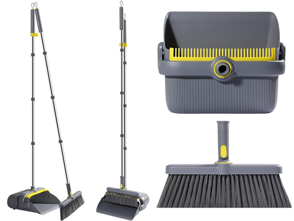 Kehrset für faule männer swifter bürste mop reinigung wischer kehrblech 2in1