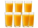 Sada 6 vysokých rovných pohárov na studené nápoje, 340 ml