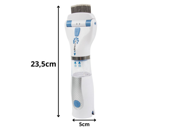 Peigne à poux et lentes élimine les puces filtre électrique aspirateur terminator