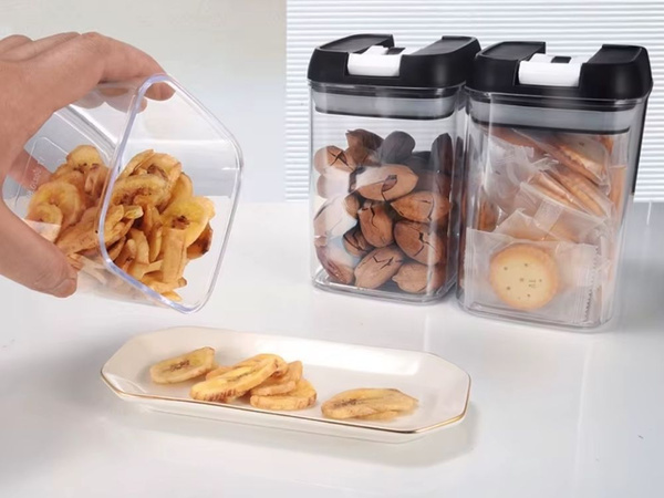 Recipientes de cocina para alimentos para pasta, recipiente con junta, juego de 4 unidades