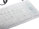 Silicon cauciuc tastatură alb usb numeric