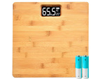 180kg elektroniskās bambus digital bathweight lcd temperatūras skalde