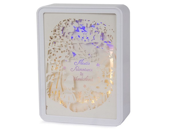 Recortables de papel luz nocturna 3d usb
