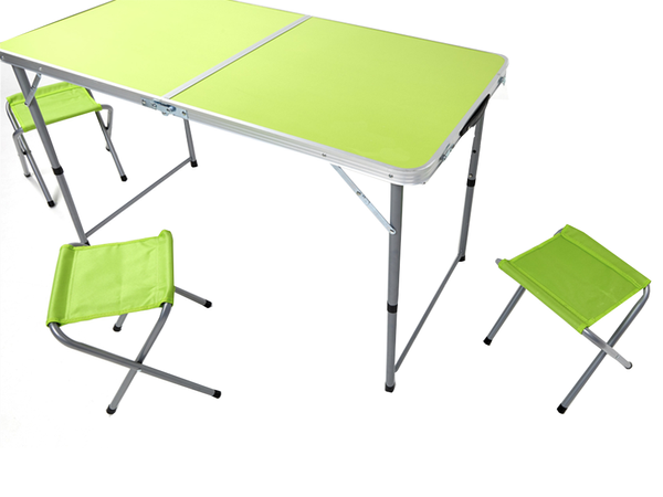 Mesa plegable camping juego de mesa turistica con 4 sillas mesa de jardin